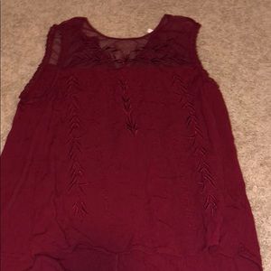 bleuh ciel red tank flow-y tip